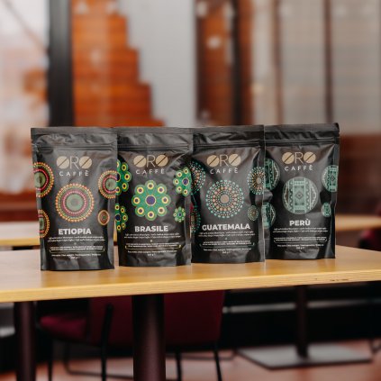 Degustační sada výběrové kávy 100% Arabica ORO Caffe