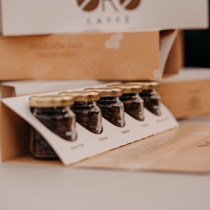 Dárková sada tradiční Italské zrnkové kávy ORO Caffe | 5 x 22g