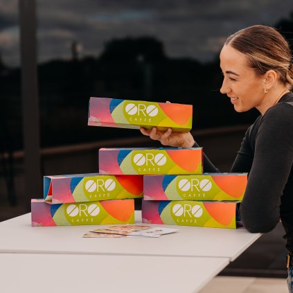 5 + 1 zdarma | Dárkové degustační sady výběrové kávy ORO Caffe  5x22 g