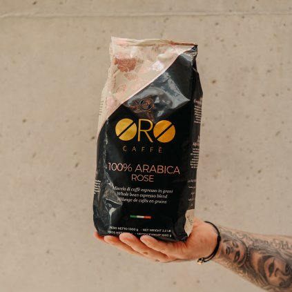 ORO Caffe 100% Arabica Rose 1 kg | Zrnková káva