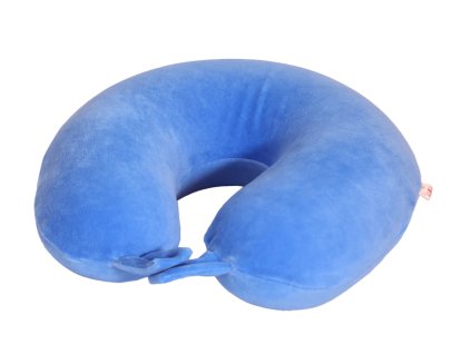 AT03005 ORTOPEDICKÝ POLŠTÁŘ CESTOVNÍ - MODRÁ
