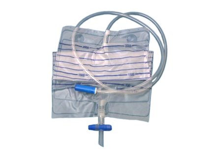 HTB1102 MOČOVÝ SÁČEK, OBJEM 2 000 ml, S DOLNÍ TAHACÍ VÝPUSTÍ