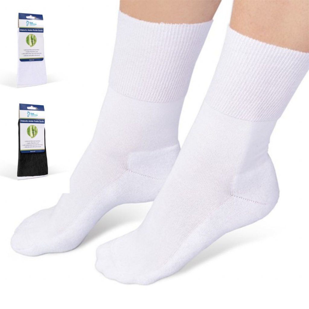 Ponožky pre diabetikov voľný lem Foot Morning