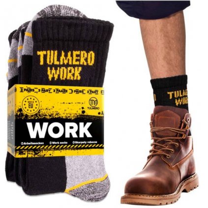 Ponožky do pracovnej obuvi s froté Tulmero Work