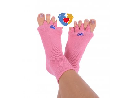 Adjustačné ponožky® PINK  ortopedické ponožky