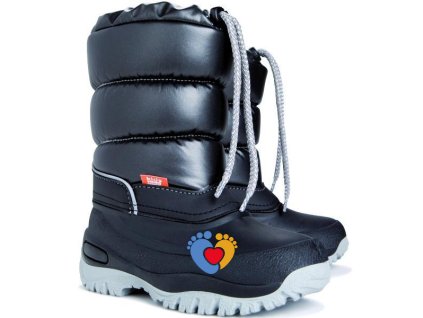 Zateplené zimné snehule DEMAR-LUCKY M 1417 B graphite