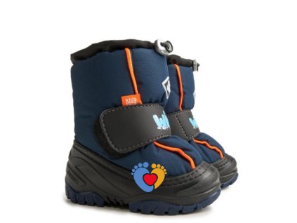 Detské zimné snehule DEMAR-ICE SNOW A blue 4033