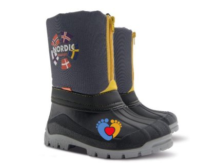 Detské zimné snehule  DEMAR-NEW NORDIC B grey 1312