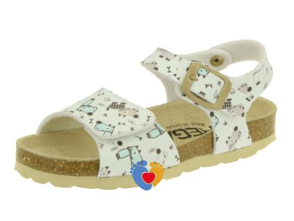REGAshoes dievčenské ortopedické sandále C666 biela