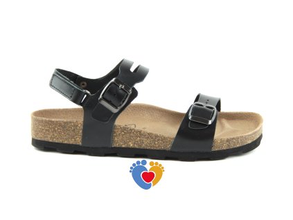 JASNY ortopedické sandále LINNEA čierna
