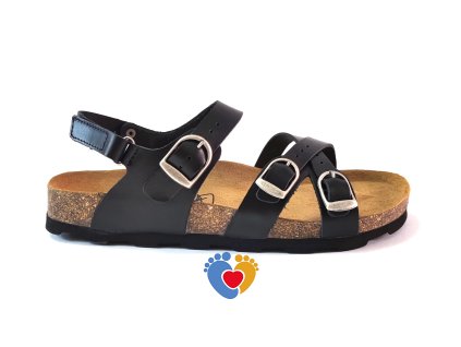JASNY ortopedické sandále SIENNA black