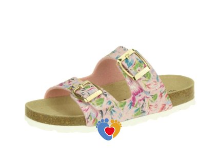 40918 detske pantofle shoes c466 s ruzovym motivem