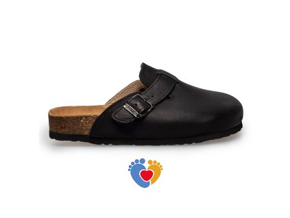 4073 cerne kozene pantofle70