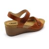 Dámske celokožené sandále LEON 1041 hnedá