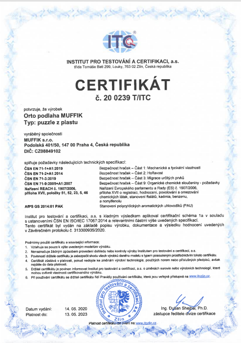 Certifikát