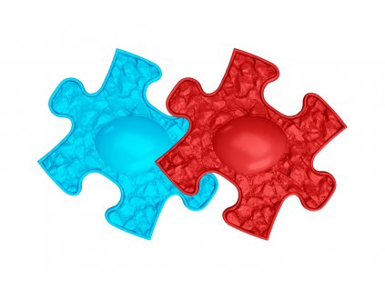 Dino eggs front blue red