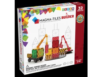 MagnaTiles CC BUILDER 32pc Carton Front Angle