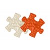 Starfish front beige orange