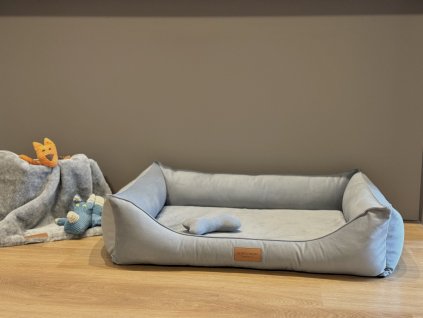 CLASSIC ortopedický pelíšek pro psa šedý