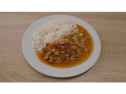 Samuraj z vepřové kýty,rýže (1,6,12)