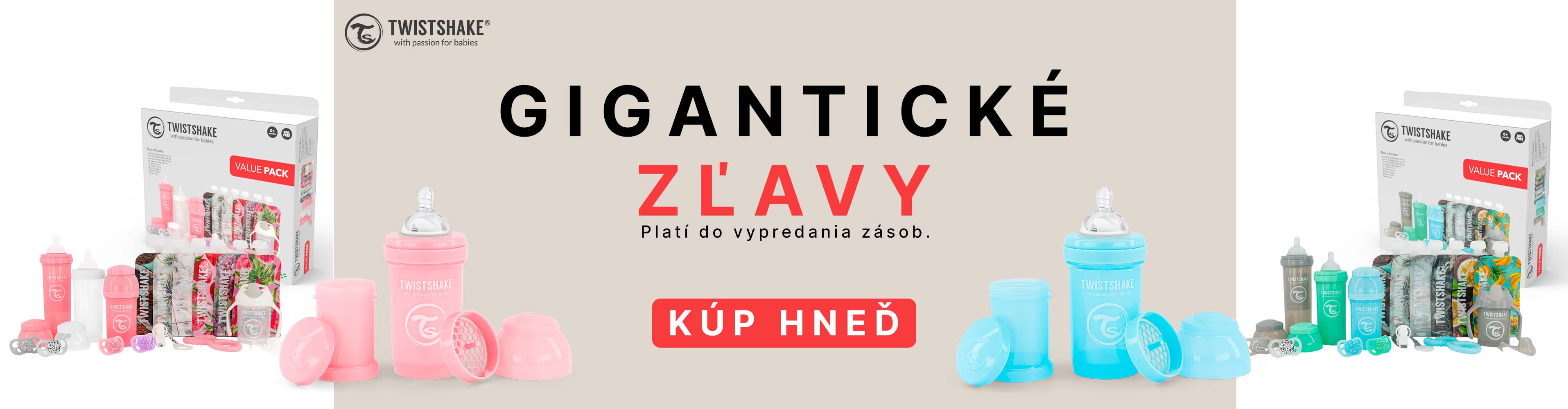 Twistshake gigantické zľavy