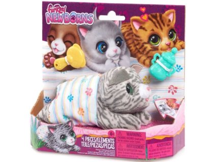FUR REAL Newborns PLYŠ KITTY
