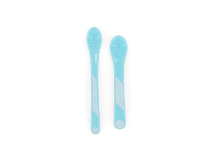 Twistshake 2x Feeding Spoon Set 4+m Pastel Blue