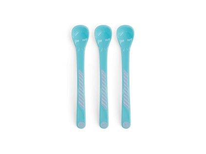 Twistshake 3x Feeding Spoon 4+m Pastel Blue