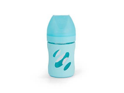 Twistshake Kojenecká láhev Anti-Colic skleněná 180 ml Pastelově modrá