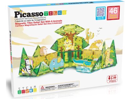 PICASSO STAVEBNICE Safari Set s 8 zvířaty