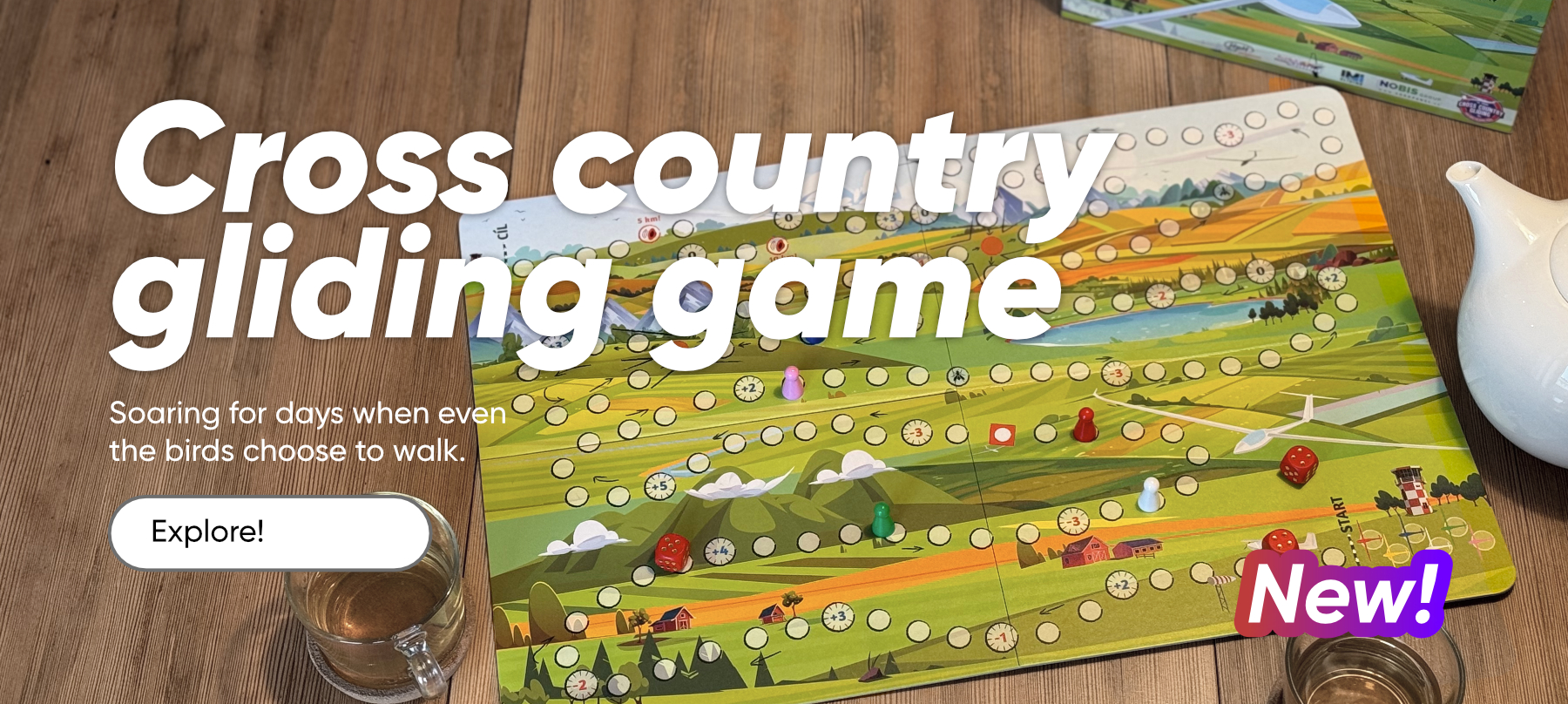 Cross country gliding game