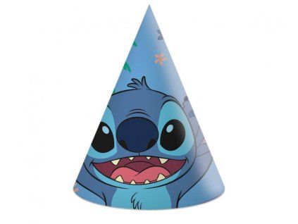 Papírové čepičky Stitch 6 ks