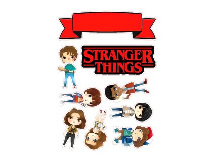 STRANGER THINGS-11 (Materiál Jedlý papír)