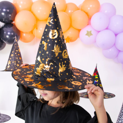 Pálení čarodějnic - klobouky, dekorace