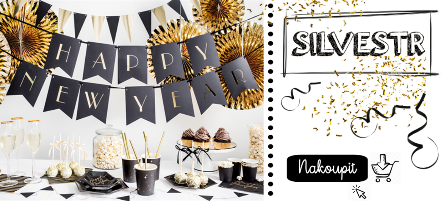 Silvestrovské dekorace