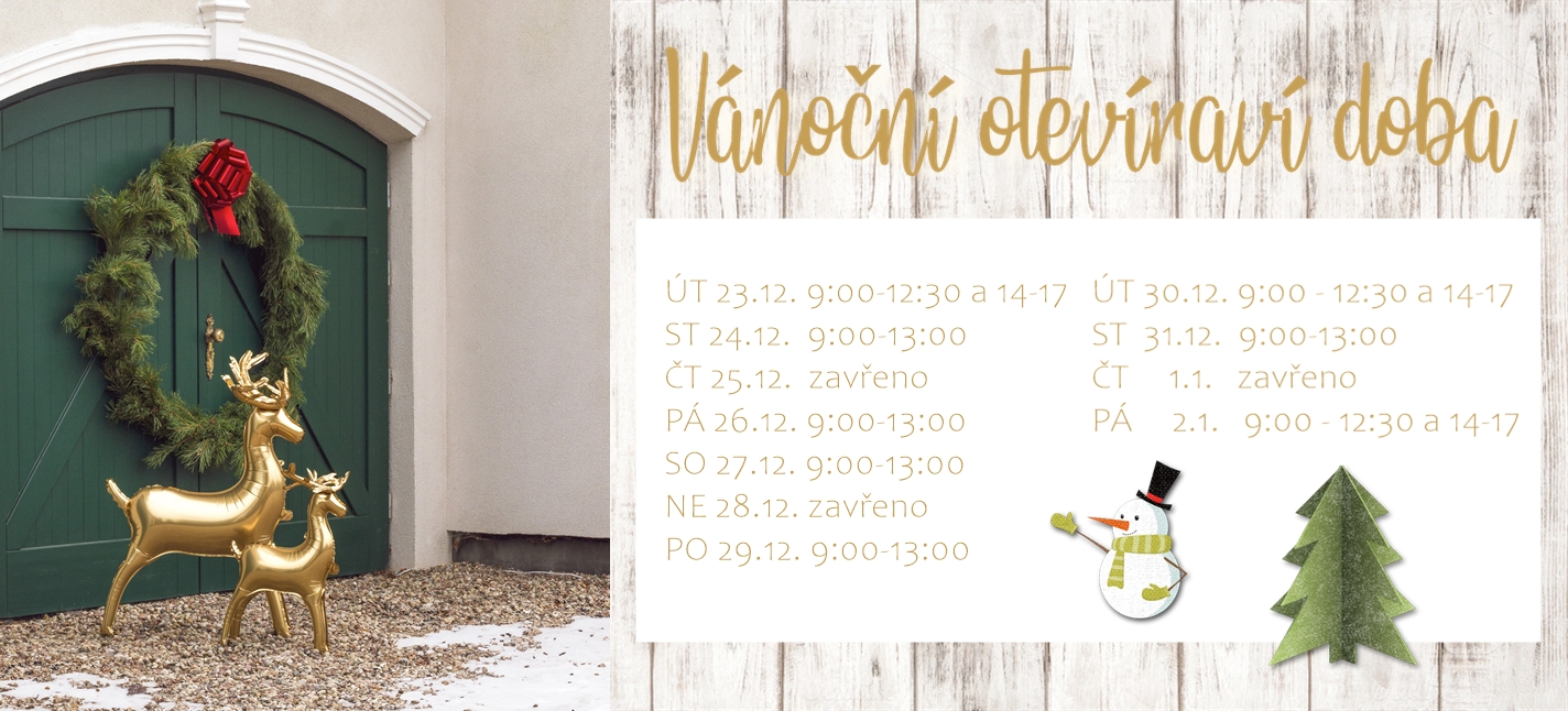 Vánoční otevírací doba