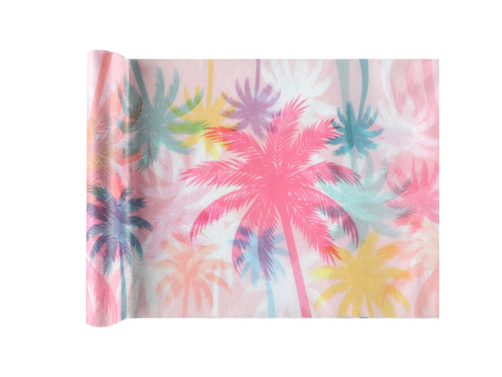 Stolová šerpa z netkané textilie Palmy