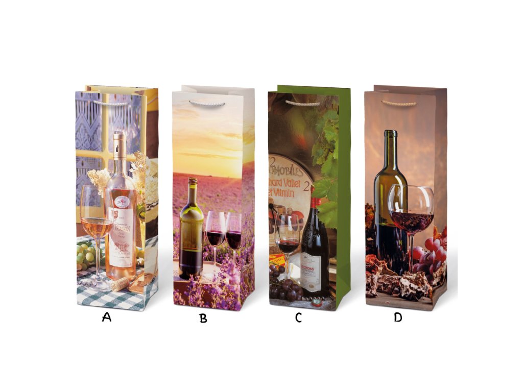 Dárková taška na víno Simply Wine mix