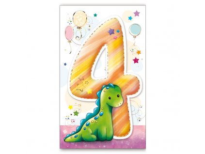 Blahopřání k 4. narozeninám Dino