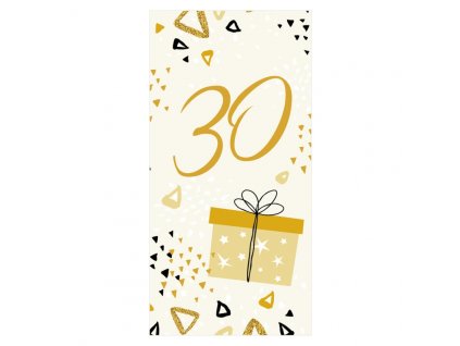Blahopřání k narozeninám s číslem 30
