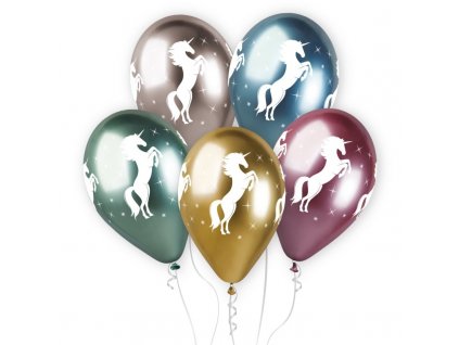 Latexové balónky Premium Glossy Unicorn
