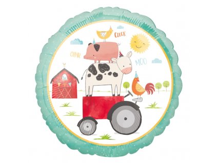 Nafukovací balónek fóliový Party farmář 45cm