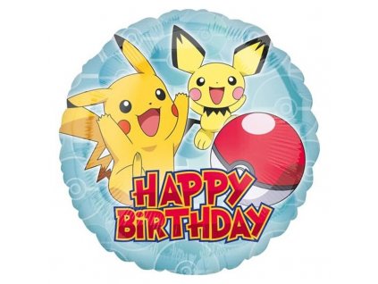 Nafukovací balónek fóliový Pokemon 43cm