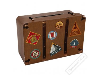 Krabice Cestovní kufr na přání a peníze