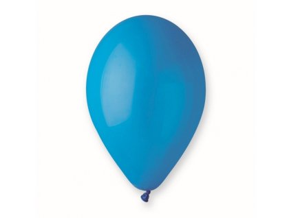 Pastelový nafukovací balónek latex modrý