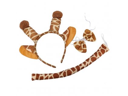 Karnevalová maska Set Žirafa