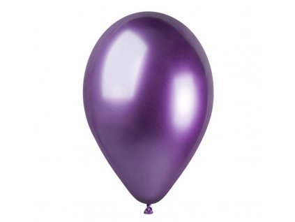 Balónek latexový Glossy fialový 33cm