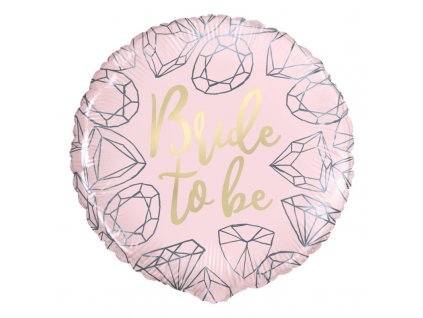 Nafukovací balónek Bride to Be Diamond 46cm