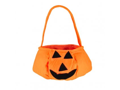 Košík plstěný Halloween Dýně