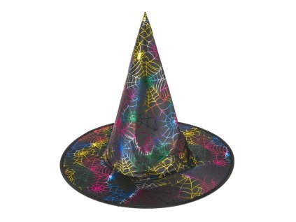 Čarodějnický klobouk Pavučinky Rainbow